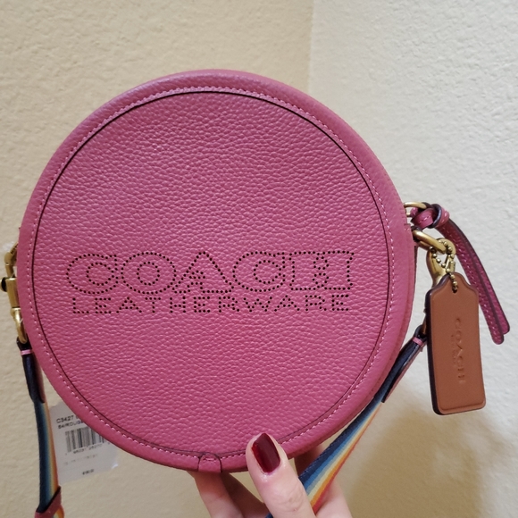 Coach Kia Circle Crossbody In Colorblock - Picture 8 of 12
